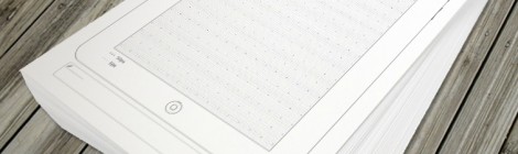 Free iPad mockup sheet for download