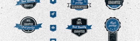 Retro Badges Vector Pack