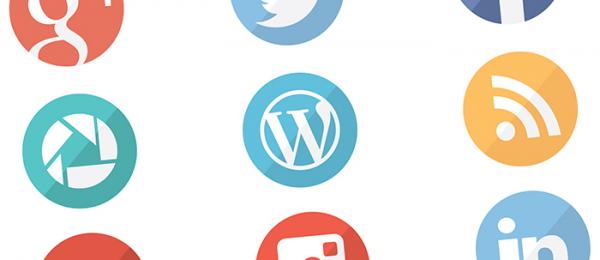 Free Download: Flat Social Icons