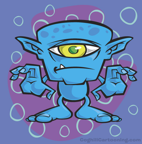 space-alien-cartoon-character