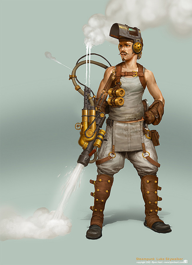 Steampunk Luke Skywalker