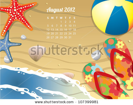 stock-vector-beach-calendar-for-august-3