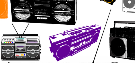 boomboxes