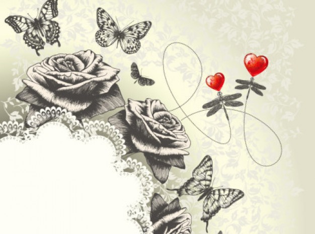 classic-hand-painting-art-butterfly-roses-background_293-881