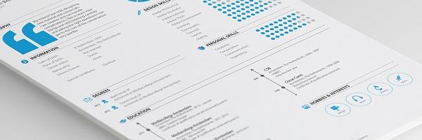 11 Unique Resumé Designs - Inspirational Art of the Week #46