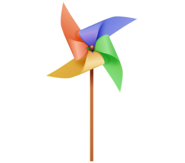 Create the Colorful Pinwheels in Adobe Illustrator - Vectorgraphit - Blog