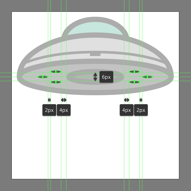 How to Create a UFO Icon - Adobe Illustrator Tutorial