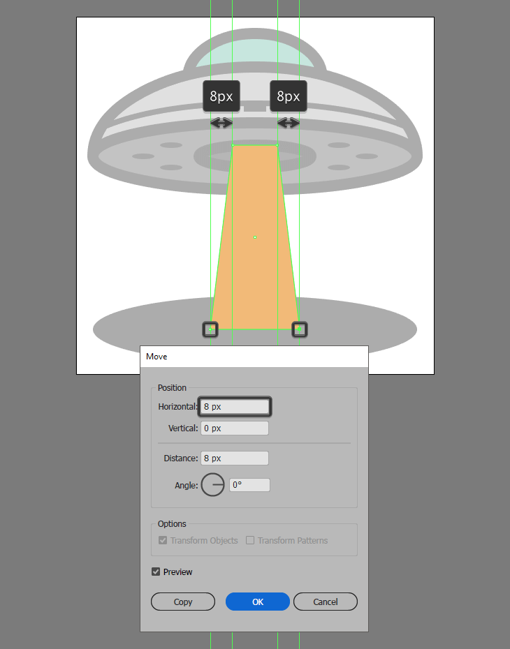 How to Create a UFO Icon - Adobe Illustrator Tutorial