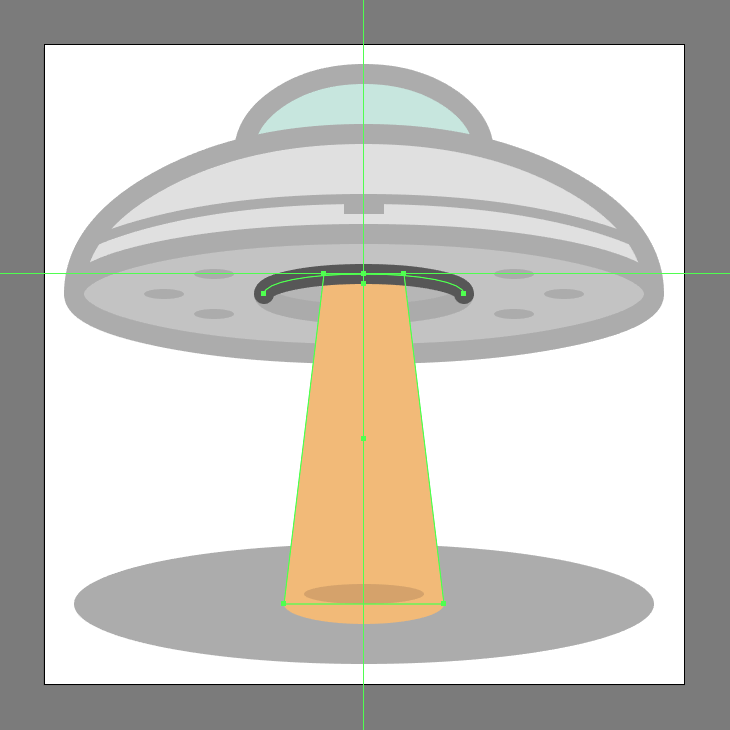 How to Create a UFO Icon - Adobe Illustrator Tutorial