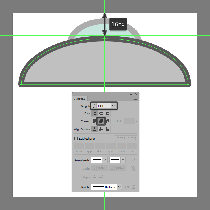 How to Create a UFO Icon - Adobe Illustrator Tutorial