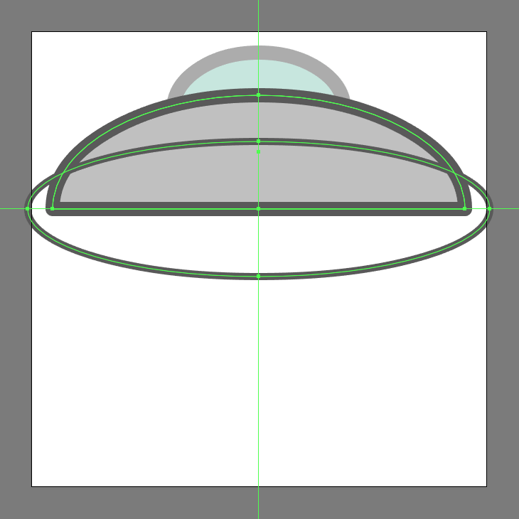 How to Create a UFO Icon - Adobe Illustrator Tutorial