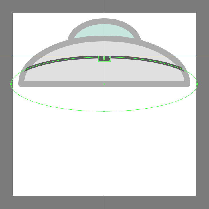 How to Create a UFO Icon - Adobe Illustrator Tutorial