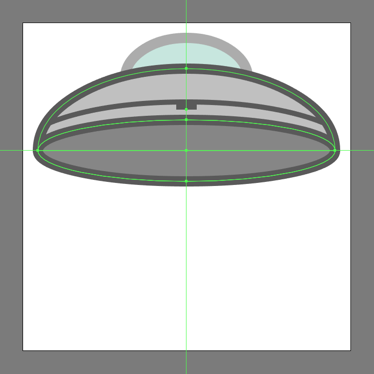 How to Create a UFO Icon - Adobe Illustrator Tutorial