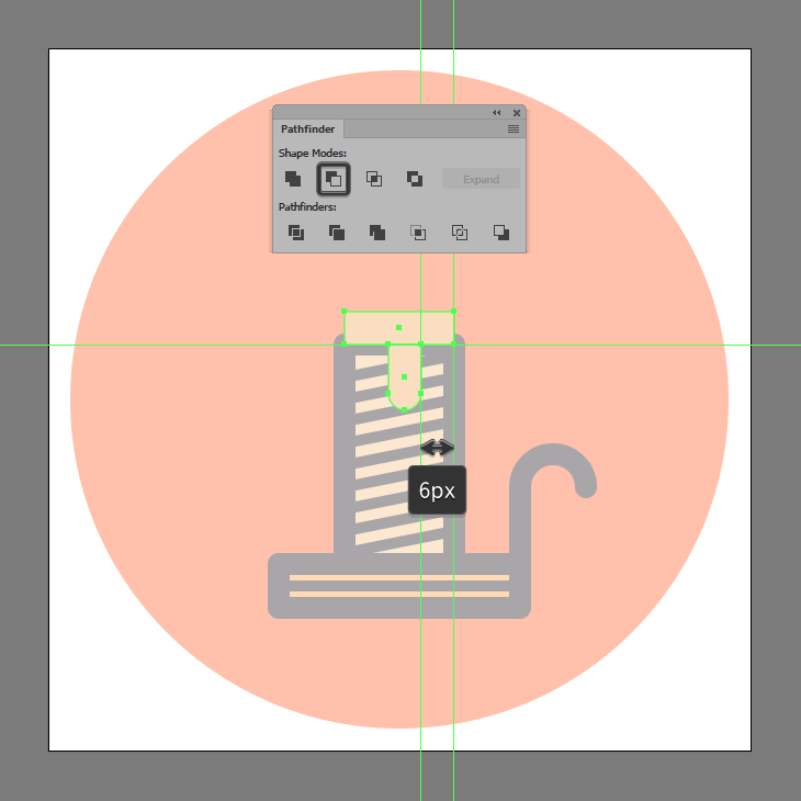 12-creating-and-positioning-the-main-shape-for-the-candle-stick's-drip-section