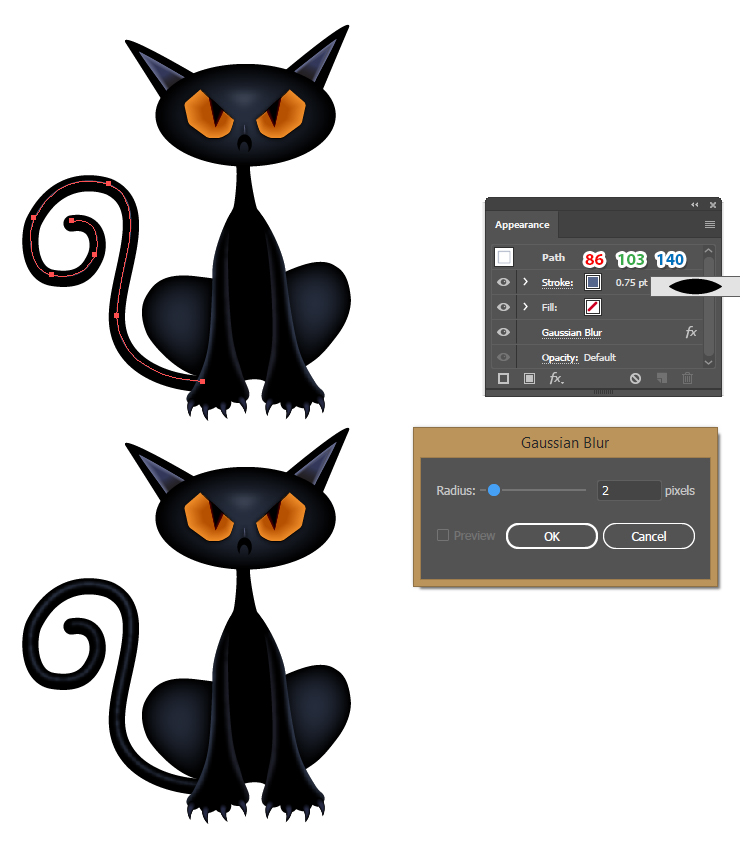 How to Draw a Black Cat for Halloween