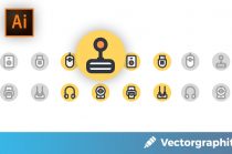Create a Computer Peripherals Icon Set - Second Part - Joystick ...